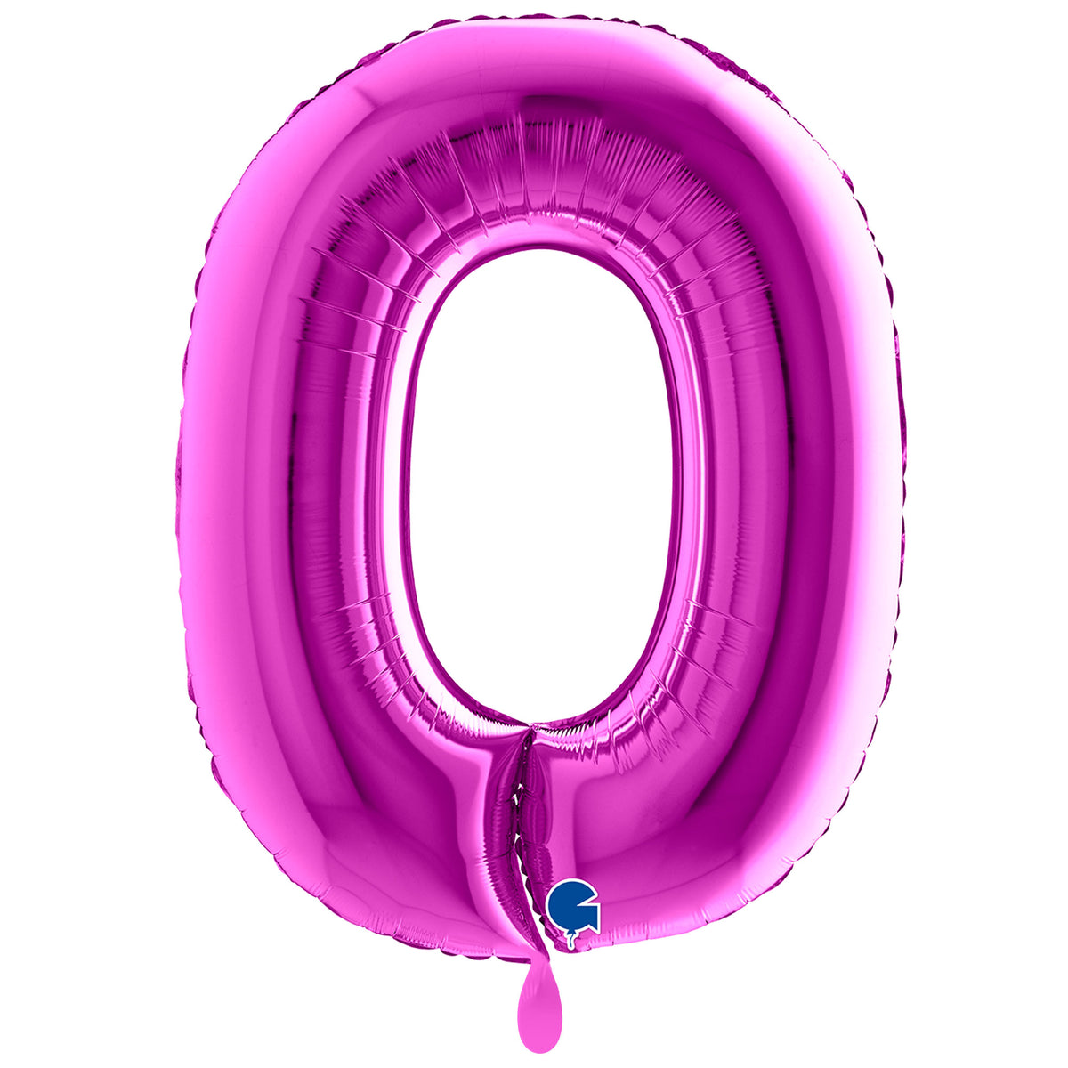 1 Balloon XXL - Number 0 - Purple