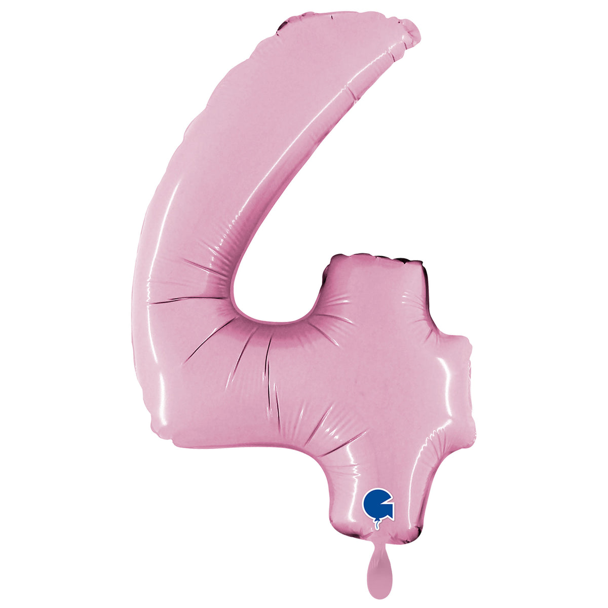 1 Balloon XXL - Number 4 - Pastel Pink
