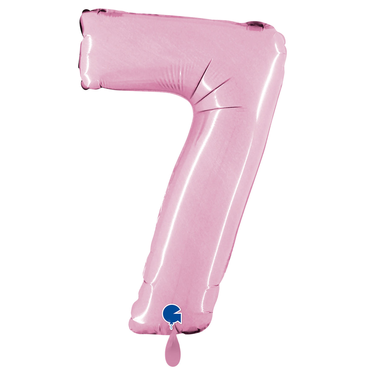 1 Balloon XXL - Number 7 - Pastel Pink