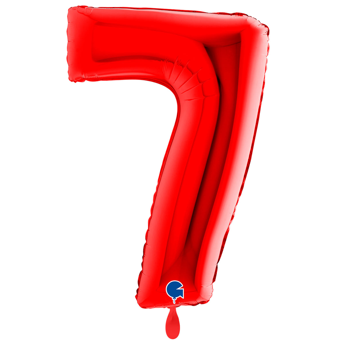 1 Balloon XXL - Number 7 - Red