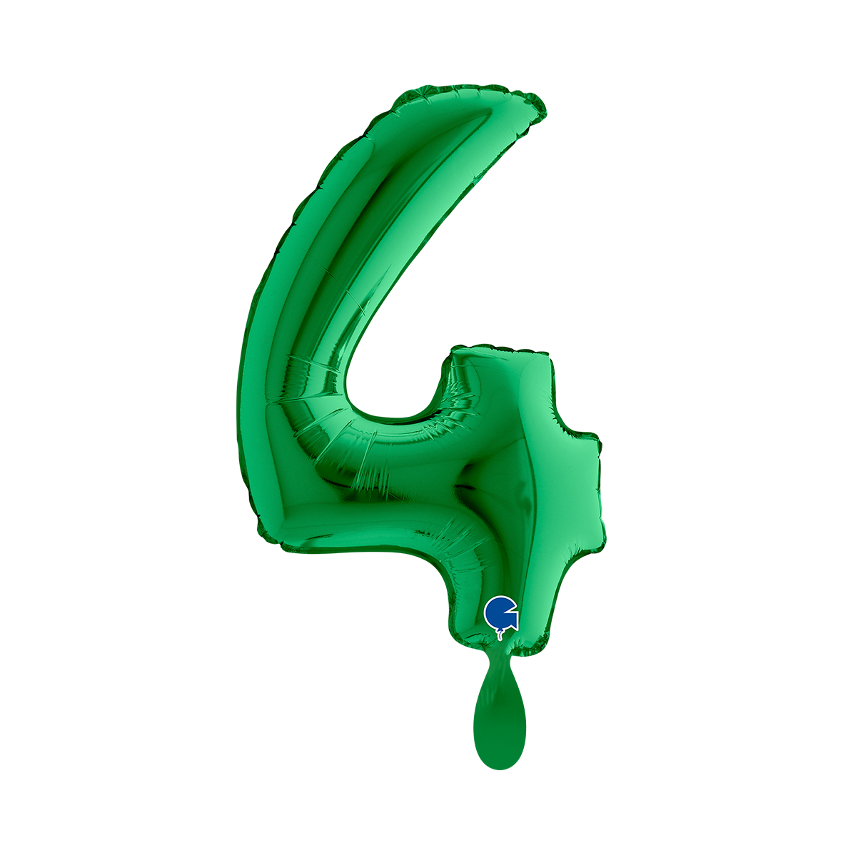 1 Balloon XS - Number 4 - Green