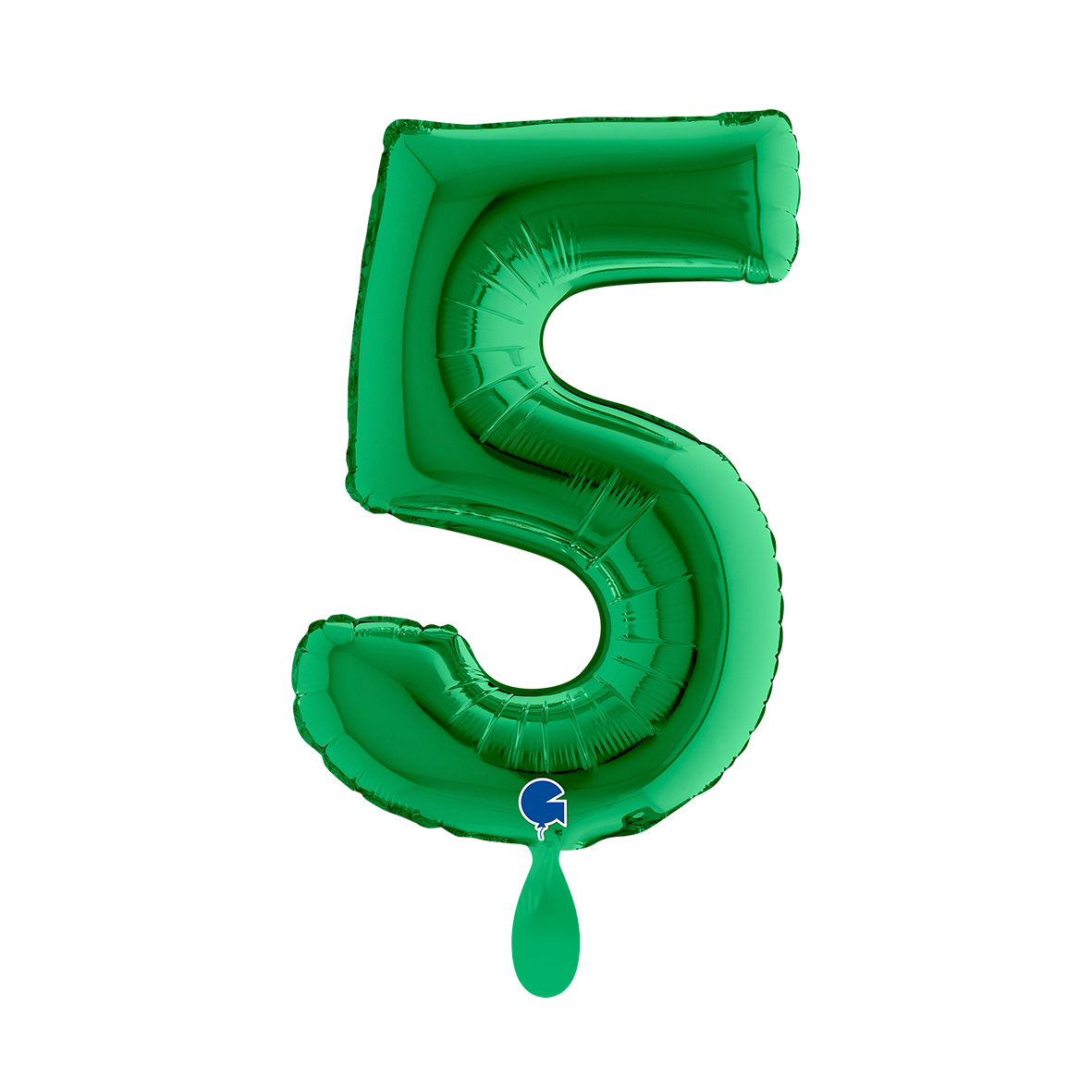 1 Balloon XS - Number 5 - Green