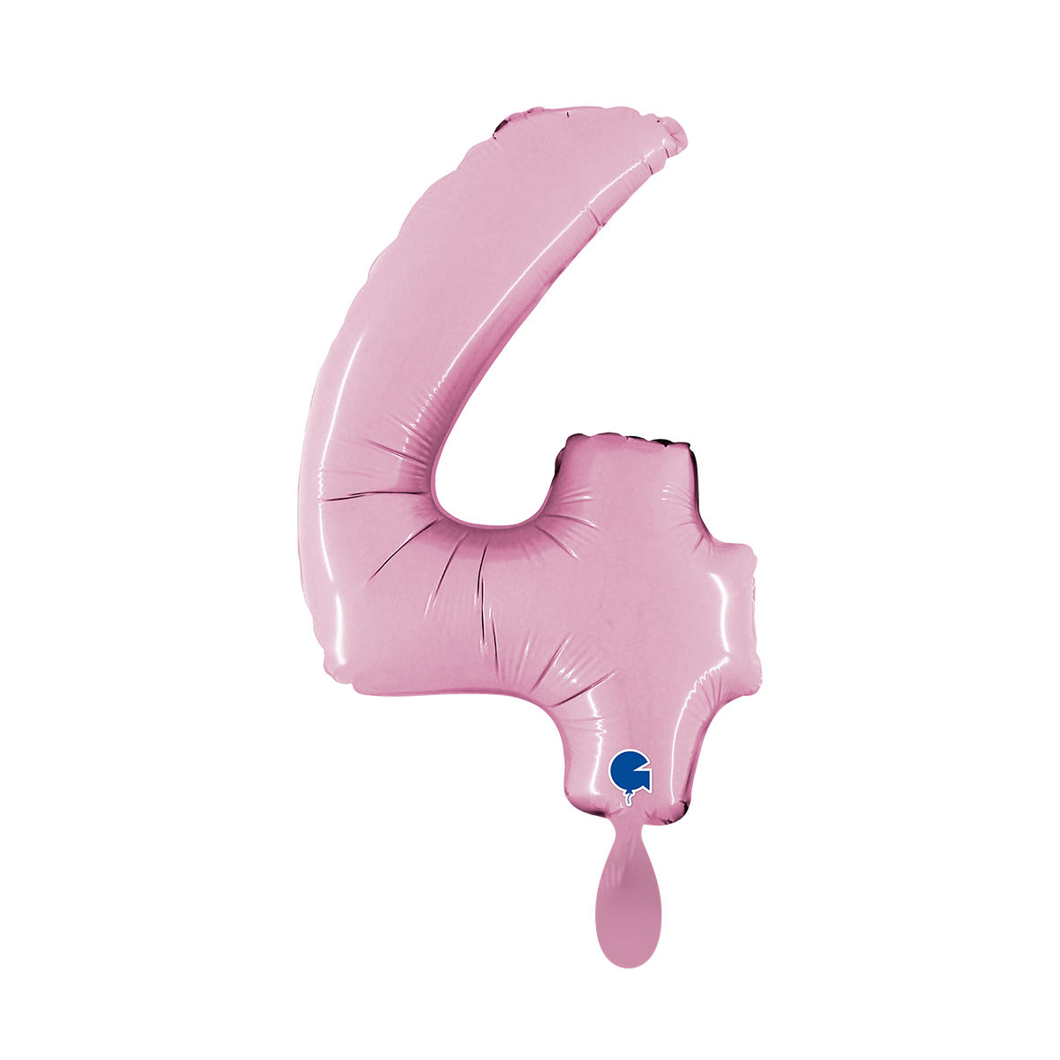 1 Balloon XS - Number 4 - Pastel Pink