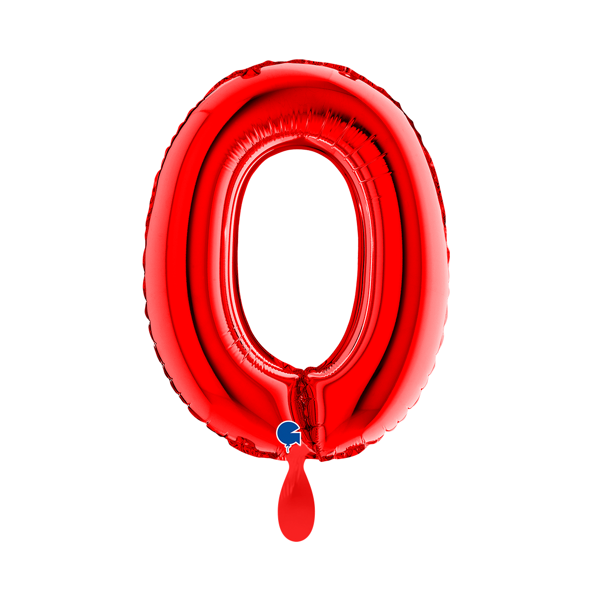 1 Balloon XS - Number 0 - Red