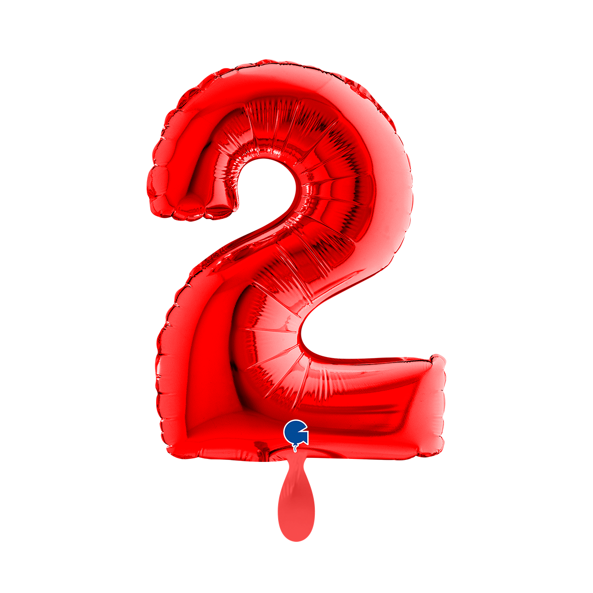 1 Balloon XS - Number 2 - Red