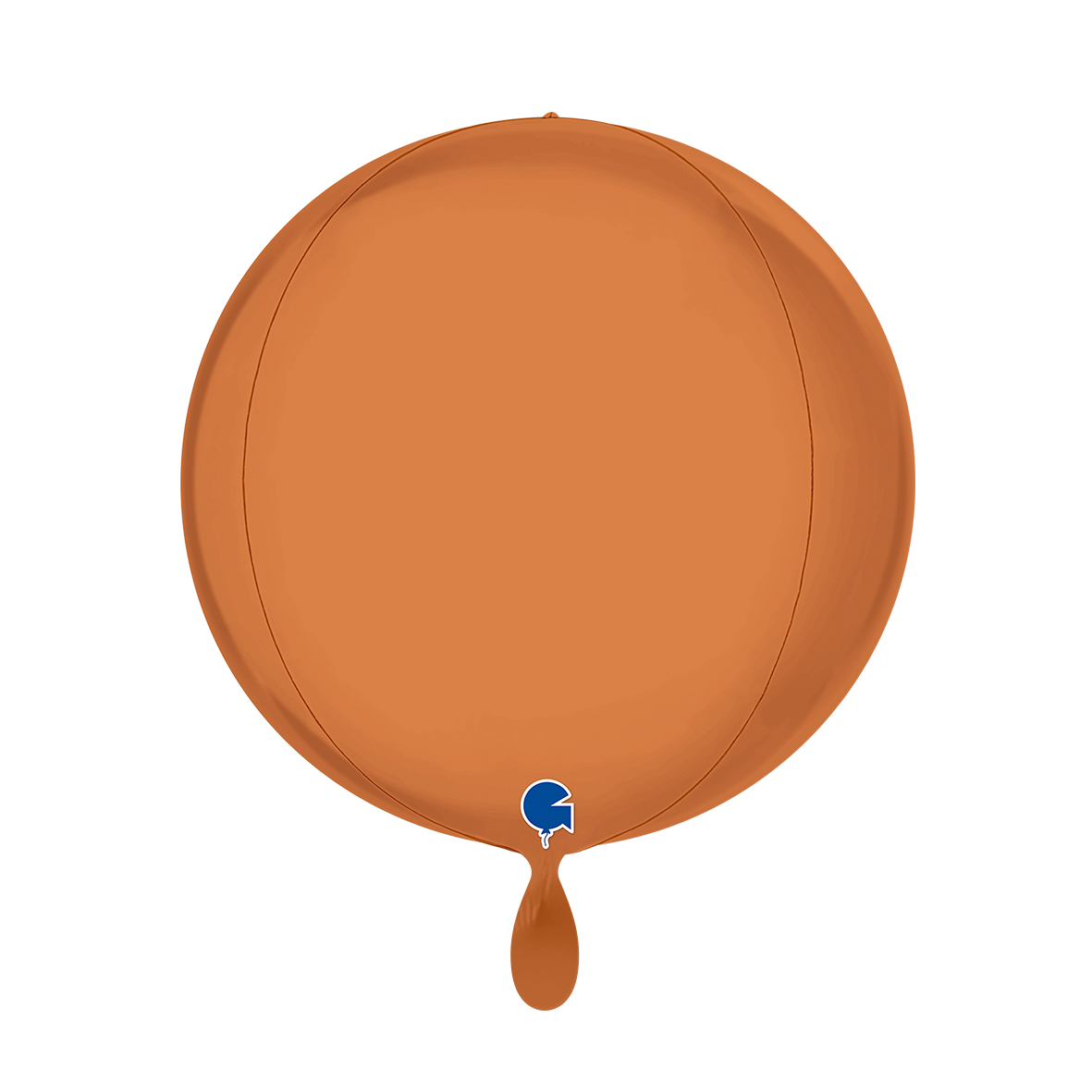 1 Balloon 4D - Globe - Satin Caramel