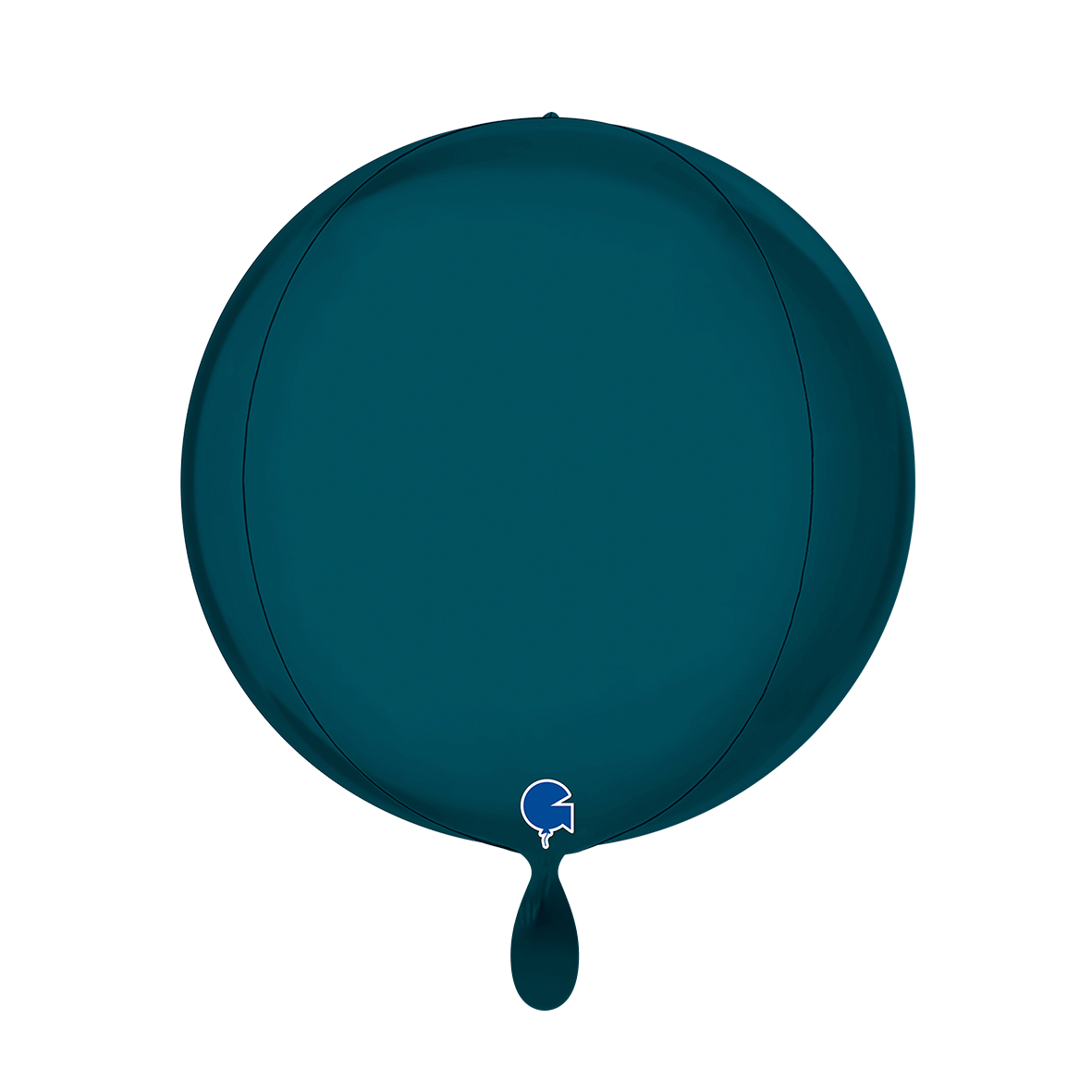 1 Balloon 4D - Globe - Satin Petrol Blue