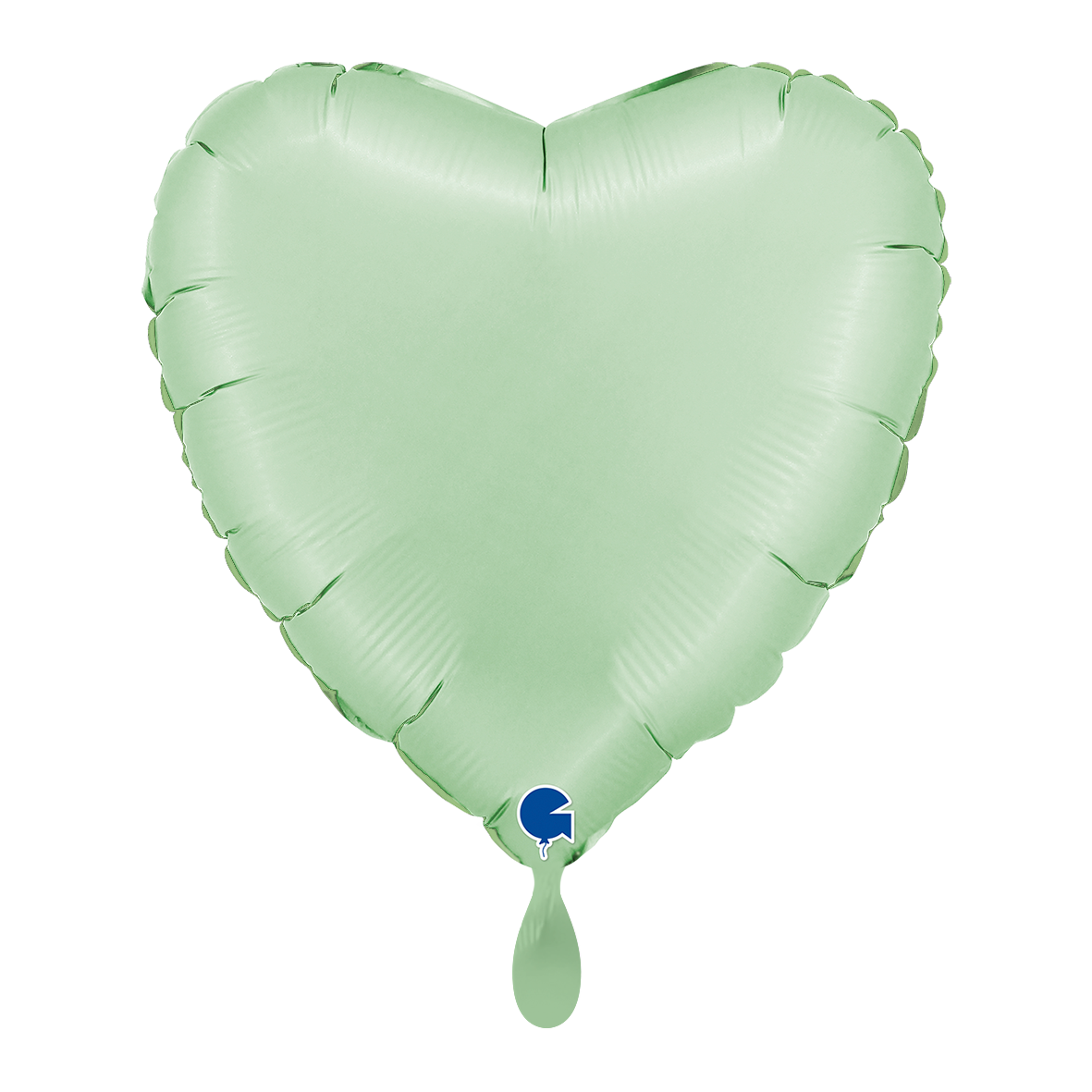 1 Balloon - Heart - Satin Glazed Mint