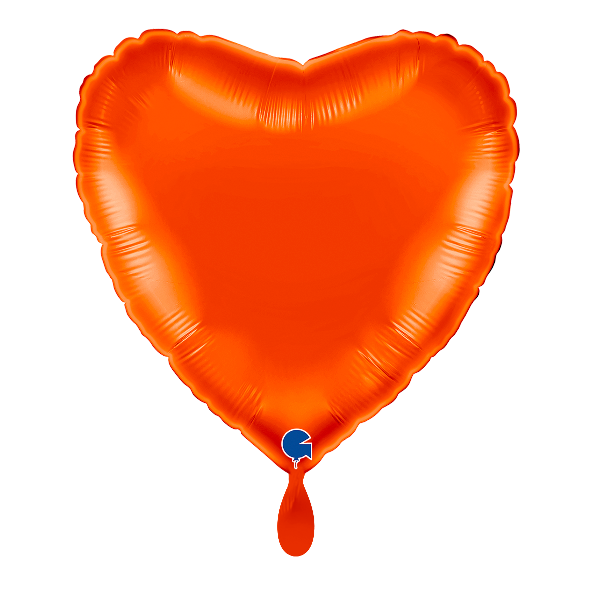 1 Balloon - Heart - Orange