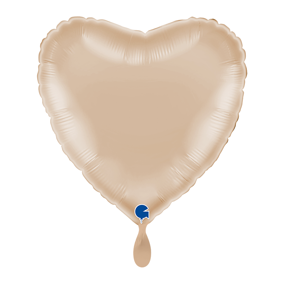 1 Balloon - Heart - Californian Gold
