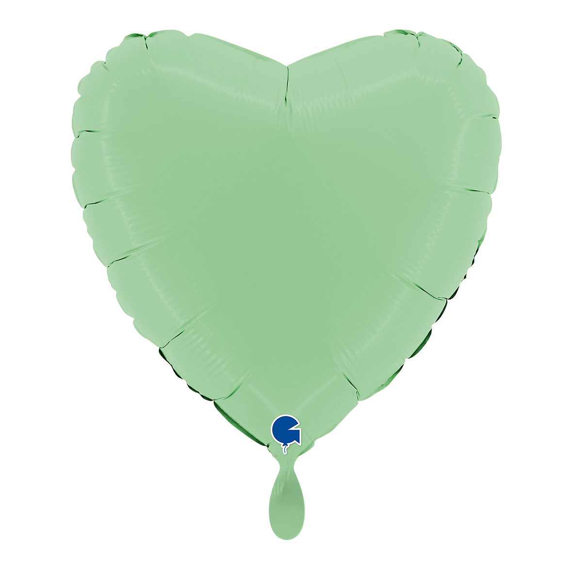 1 Balloon - Heart - Matte Green