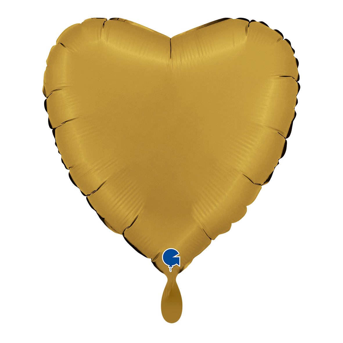 1 Balloon - Heart - Satin Gold