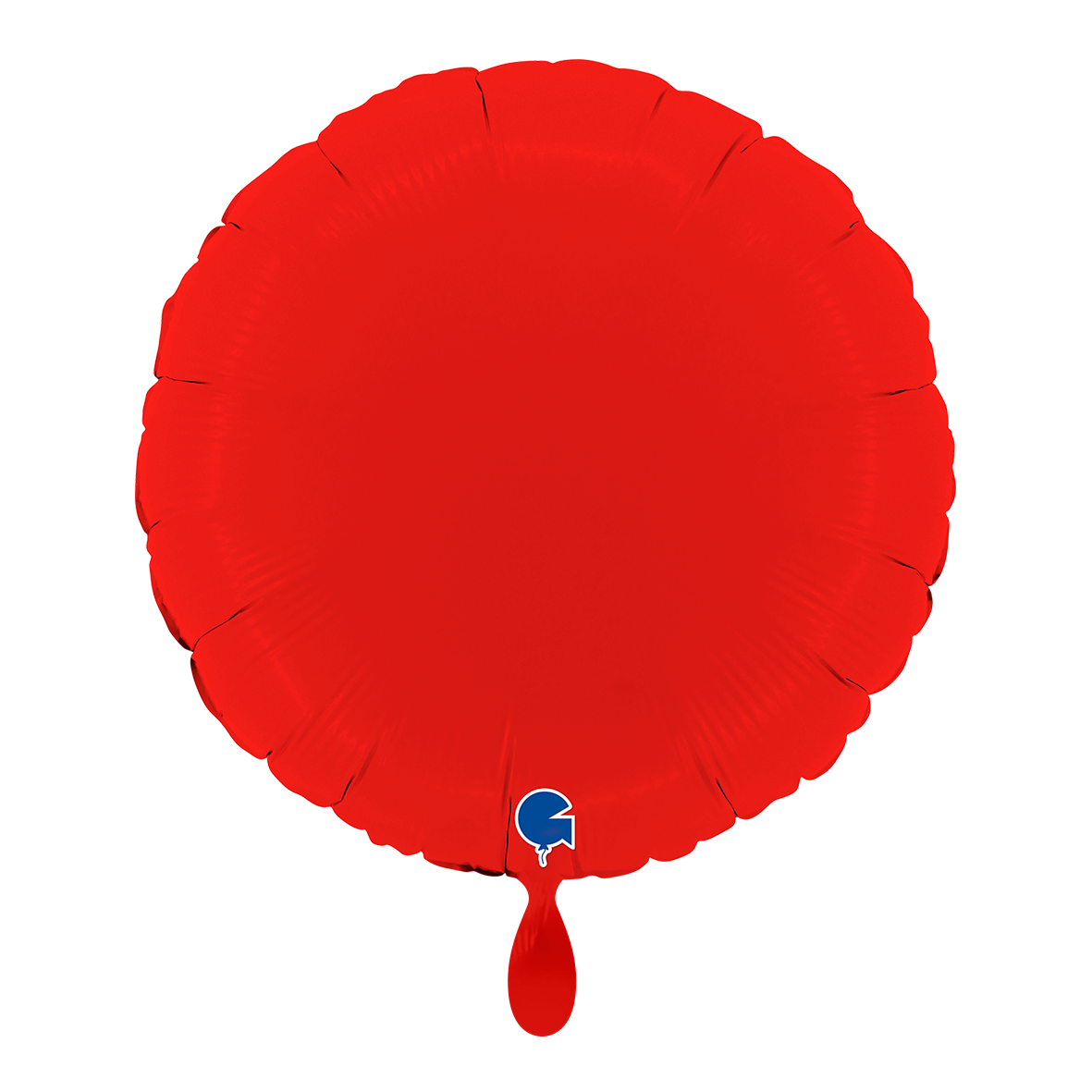 1 Balloon - Round - Matte Red