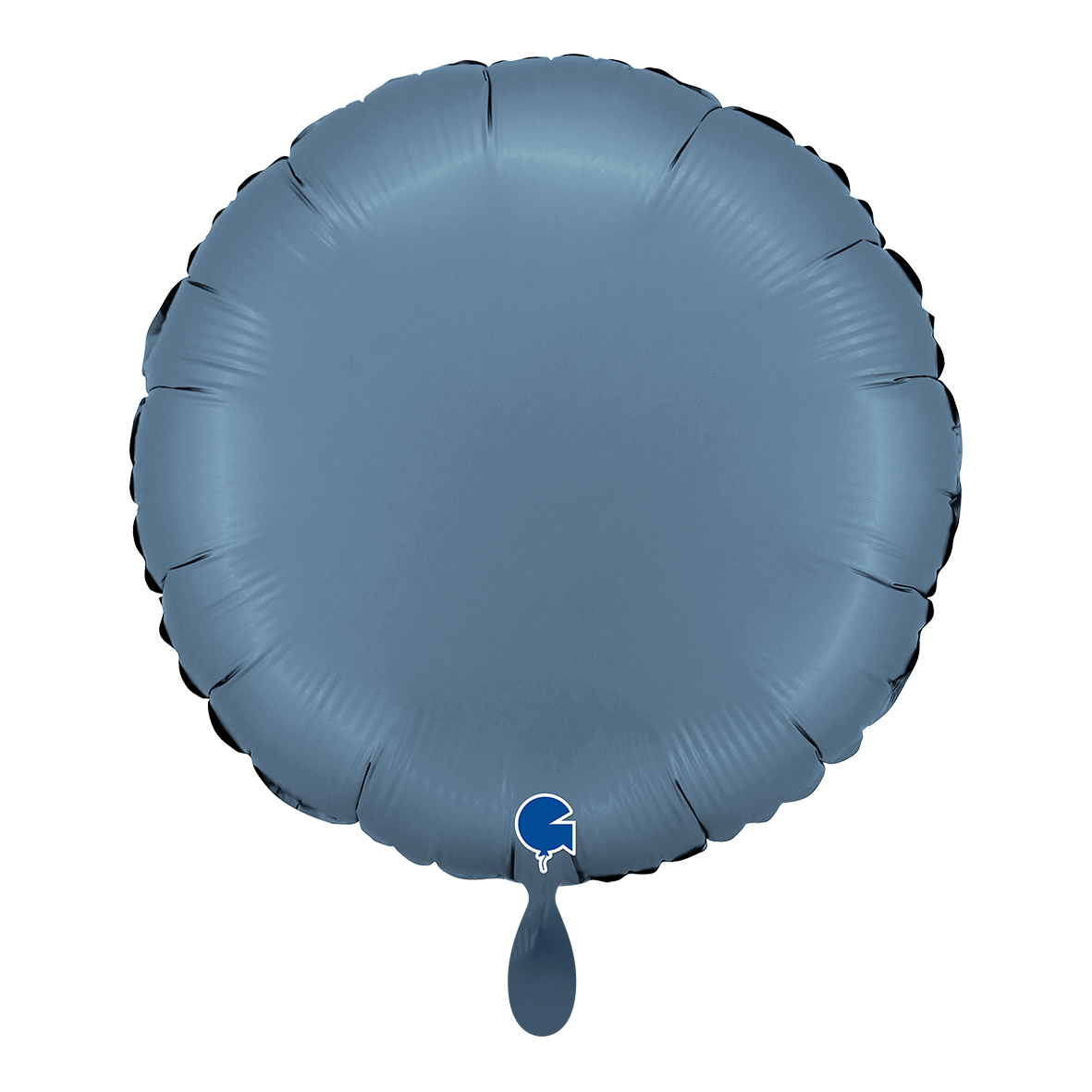 1 Balloon - Round - Satin Blue Jeans