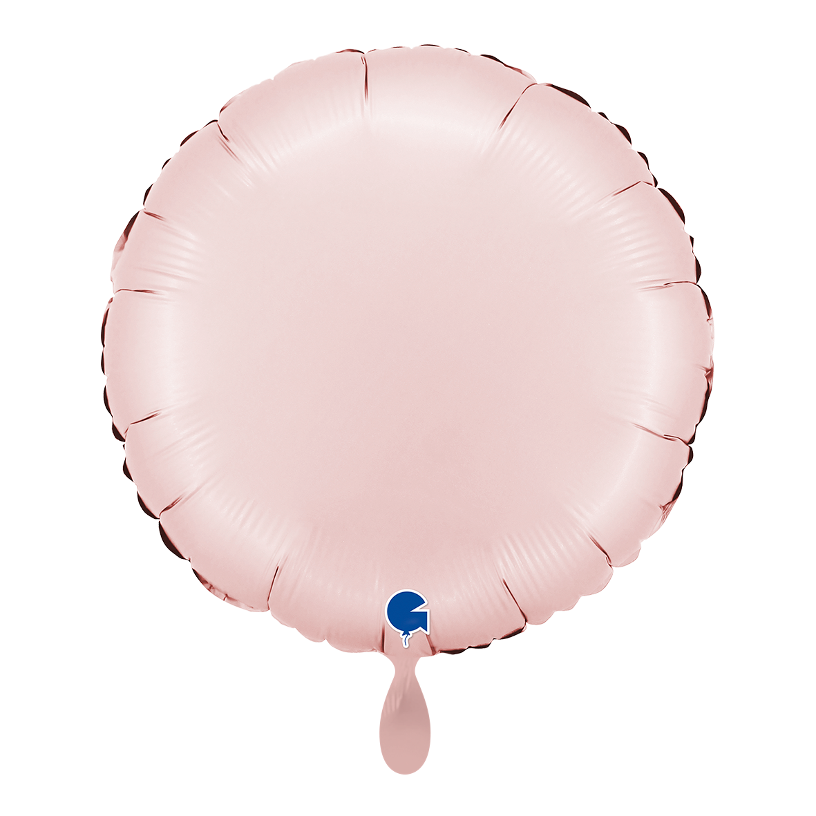 1 Balloon - Round - Satin Pastel Pink