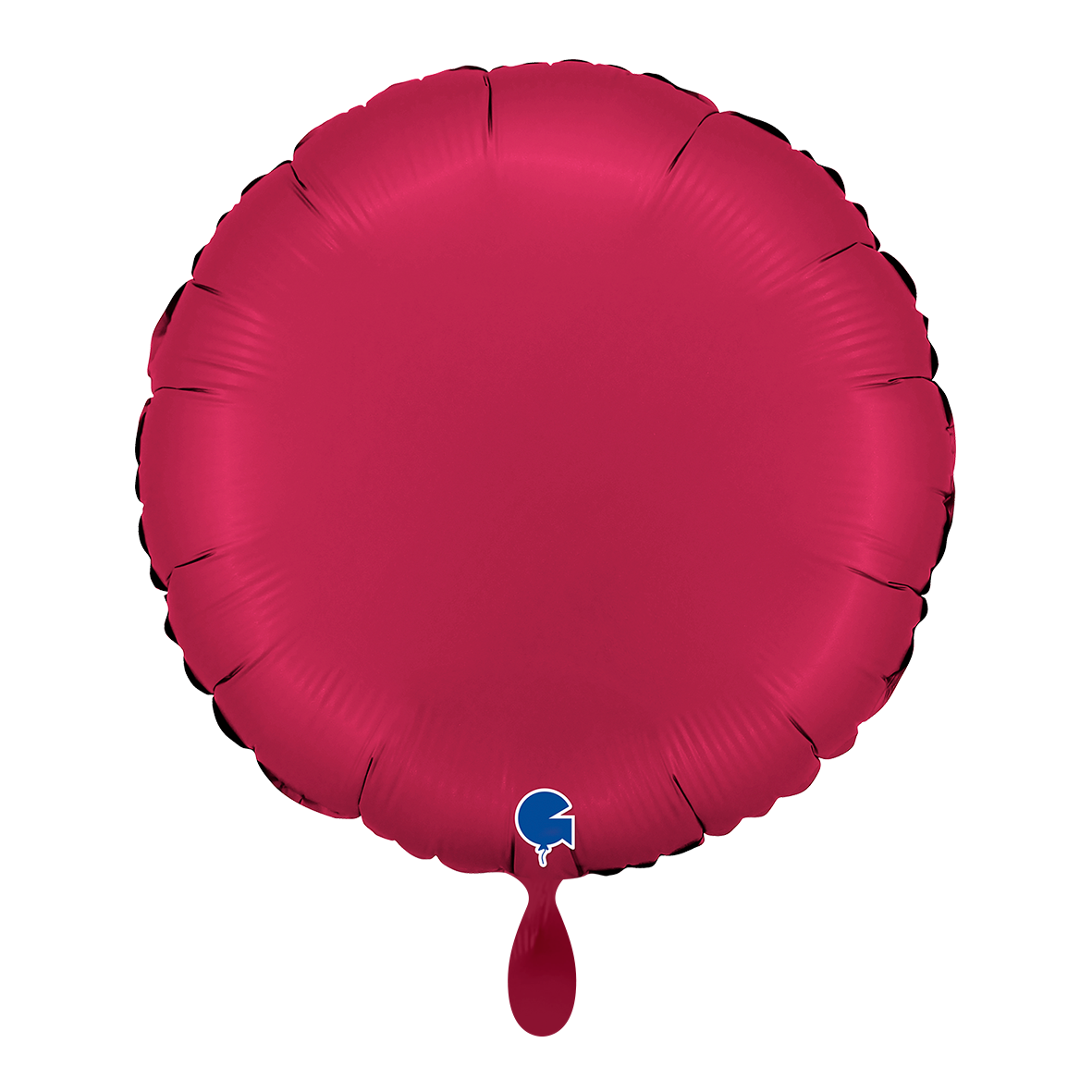 1 Balloon - Round - Satin Cherry