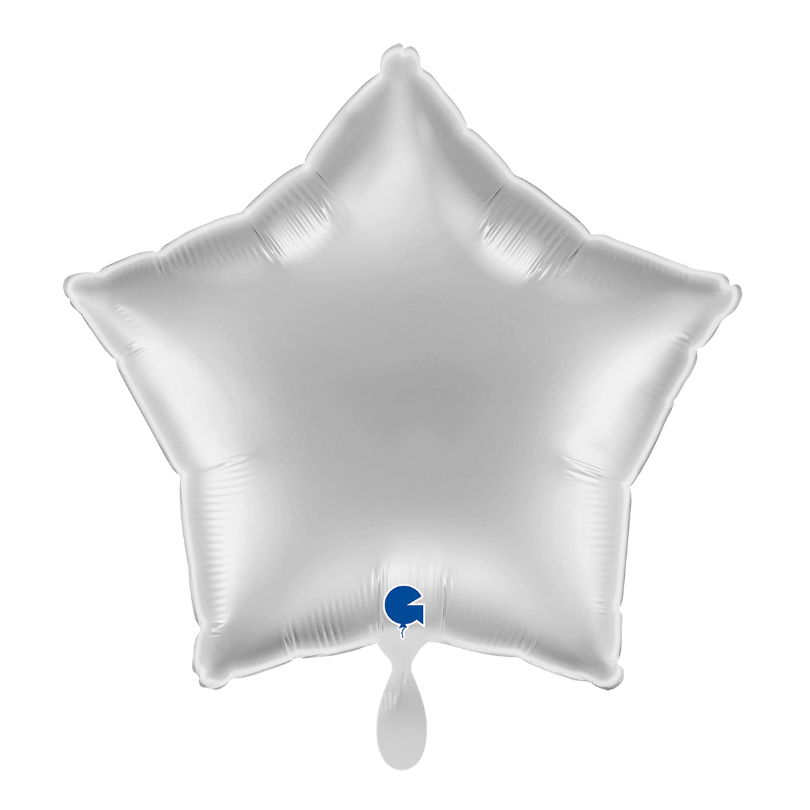 1 Balloon - Star - Silver