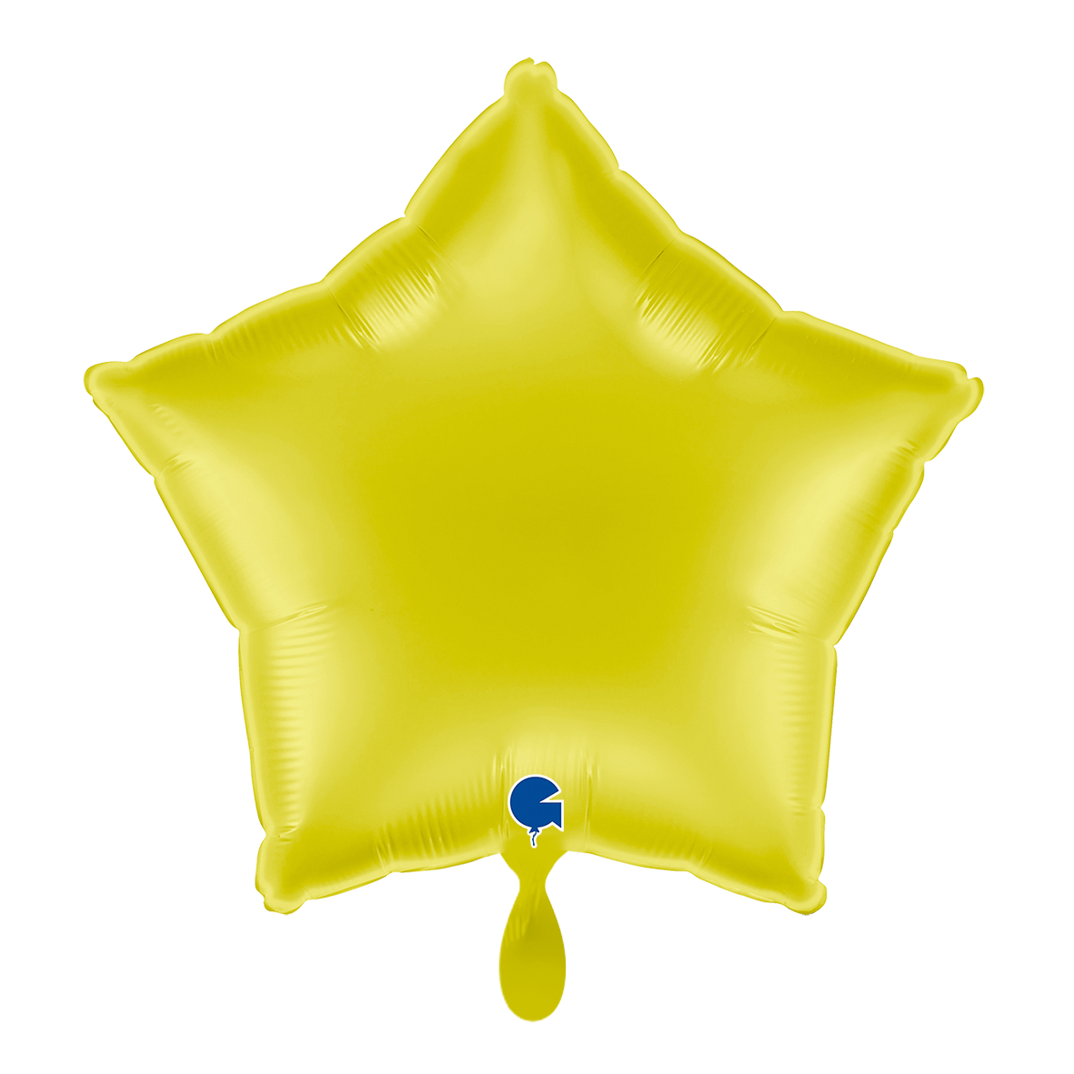 1 Balloon - Star - Yellow