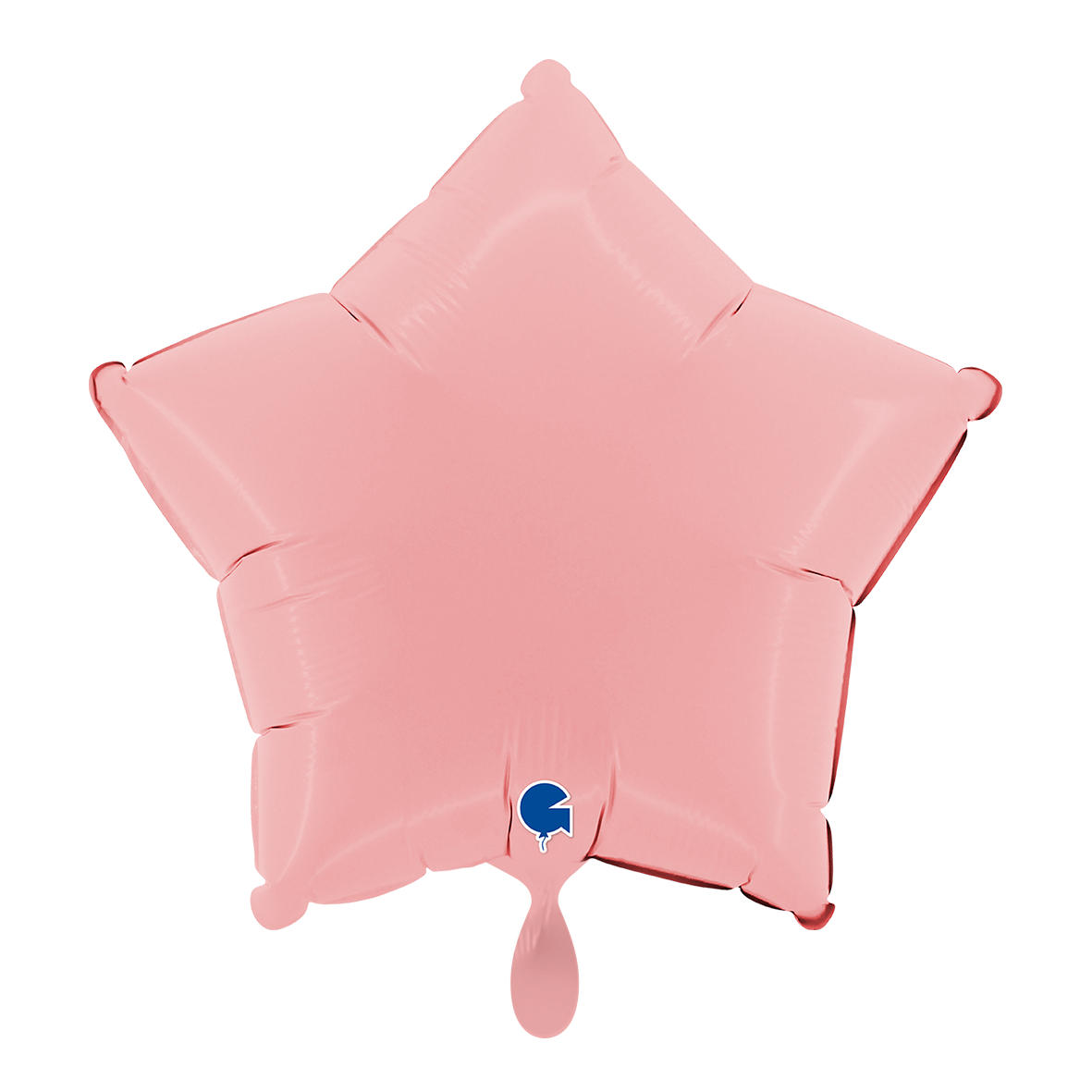 1 Balloon - Star - Matte Pink