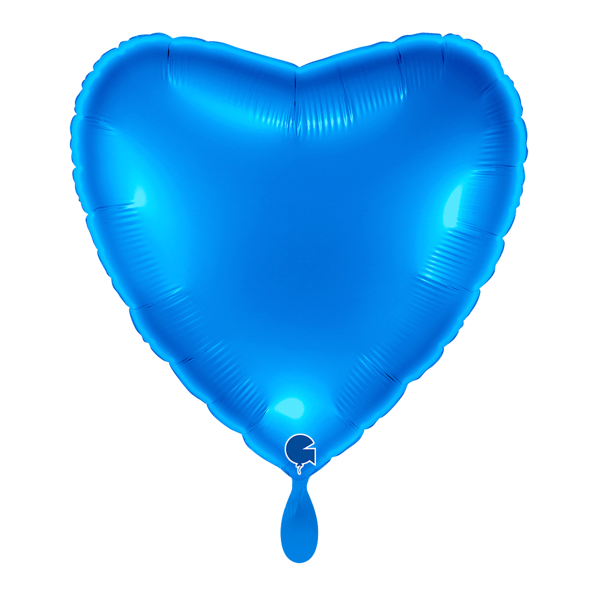 1 Balloon XL - Heart - Blue
