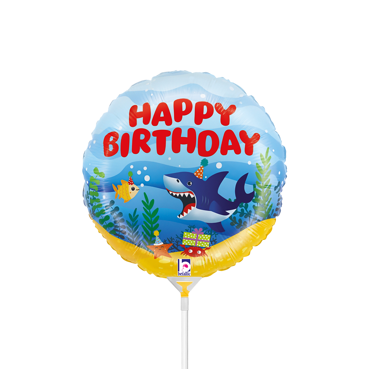 10 Miniballoons Airfilled - Birthday Ocean Party (Unverpackt)