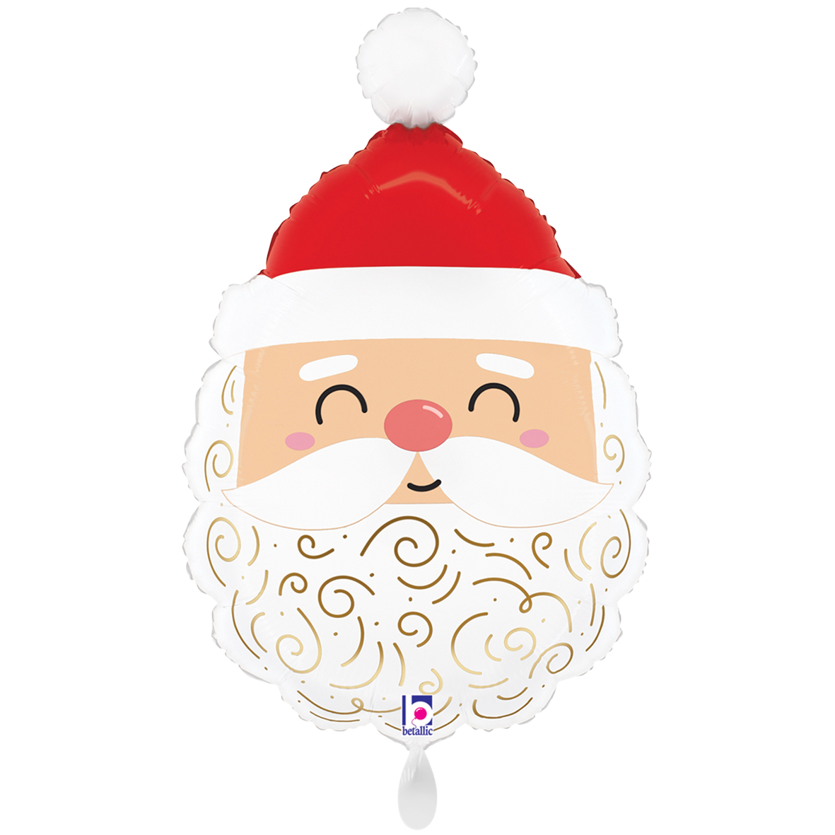 1 Balloon XXL - Joyful Santa