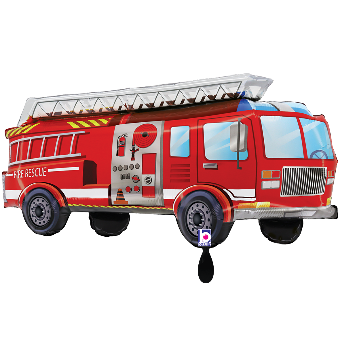 1 Balloon XXL - Red Firetruck