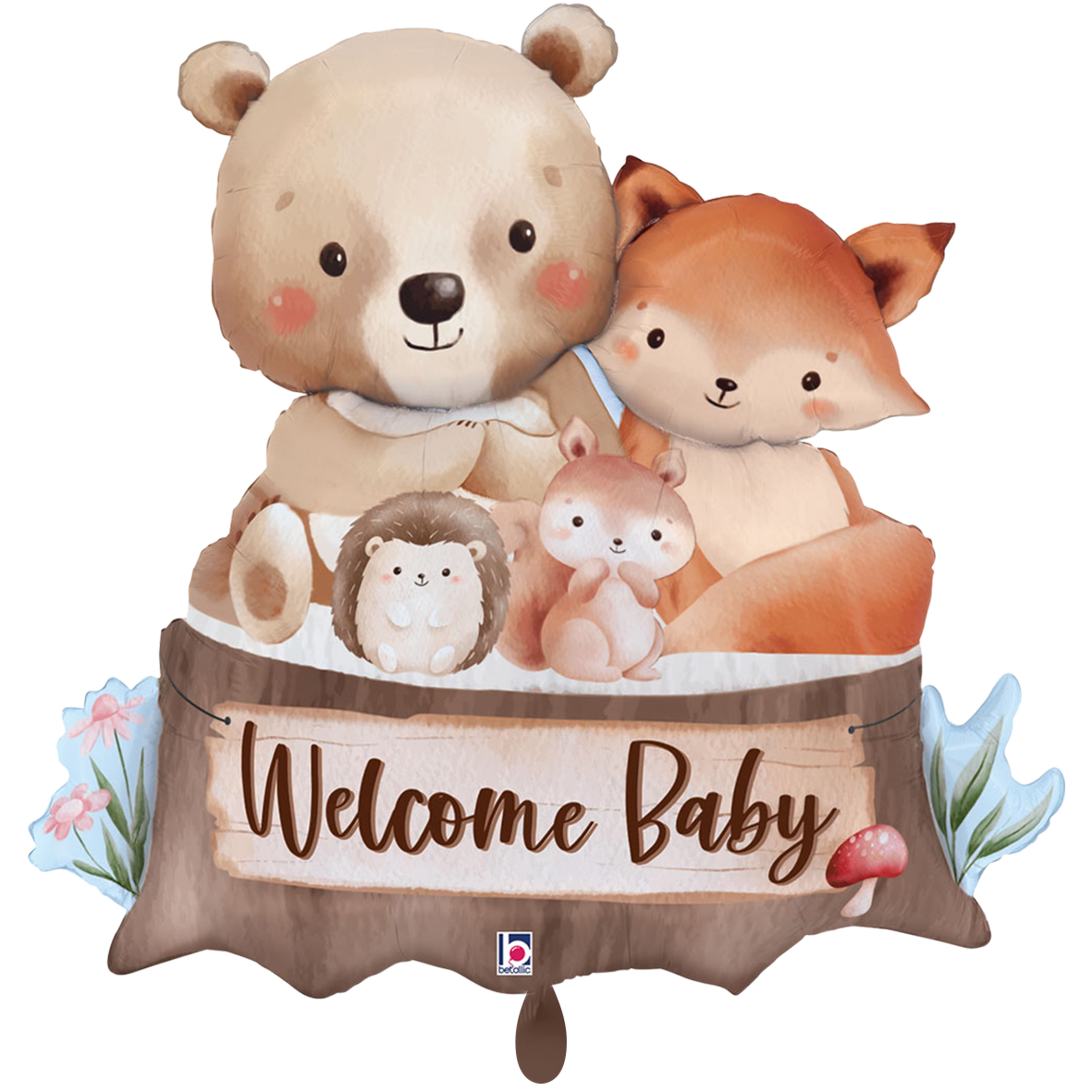 1 Balloon XXL - Woodland Welcome Baby