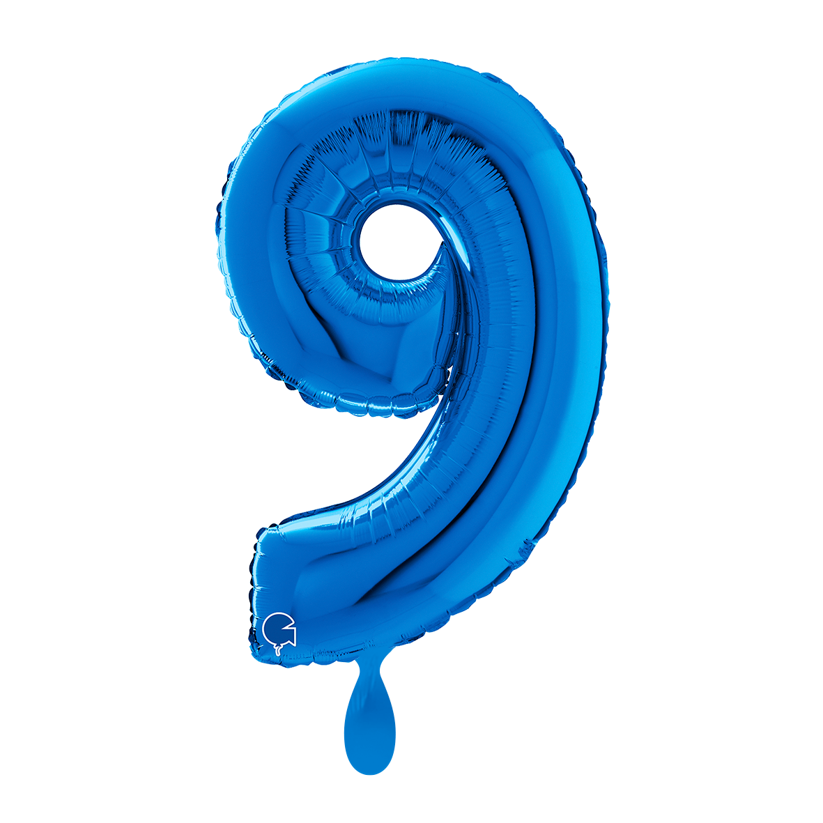 1 Balloon XL - Number 9 - Blue
