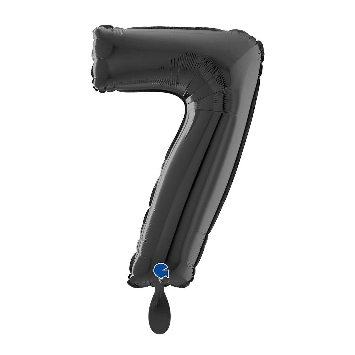 1 Balloon XL - Number 7 - Black