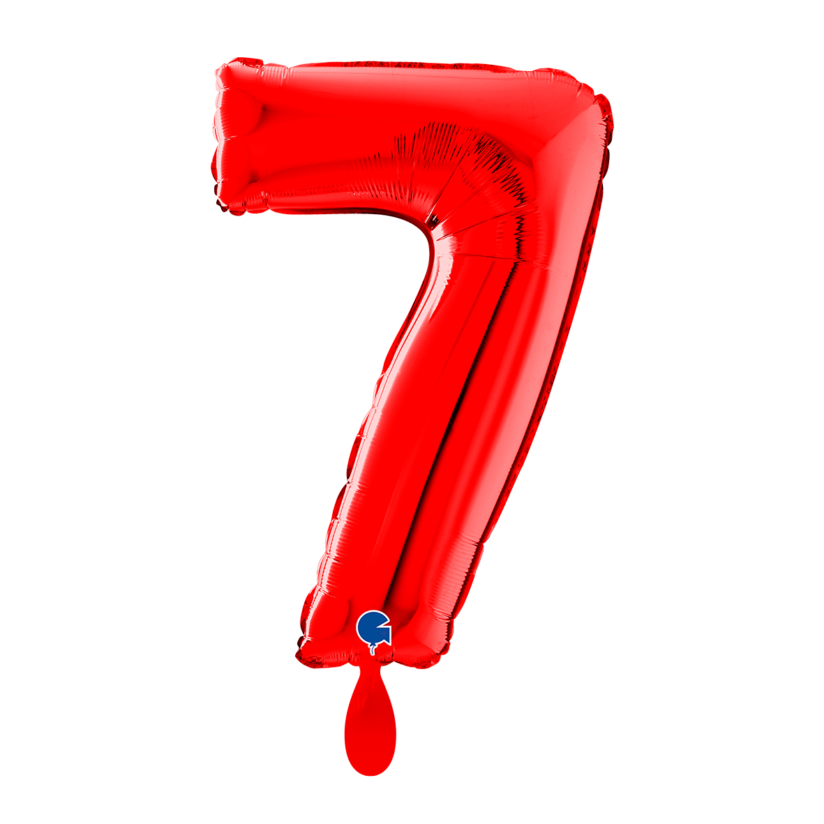 1 Balloon XL - Number 7 - Red