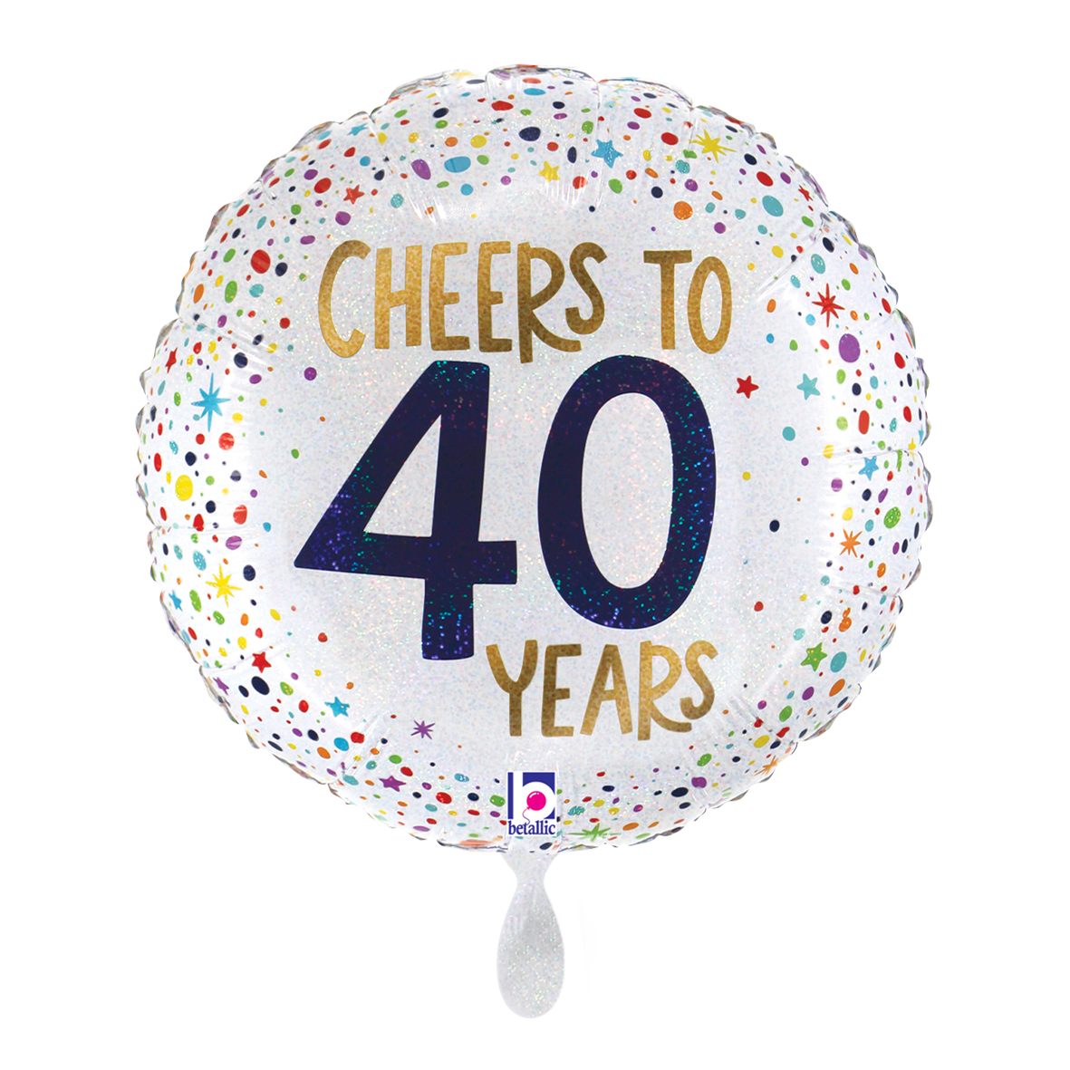1 Balloon - Cheers To 40 Years
