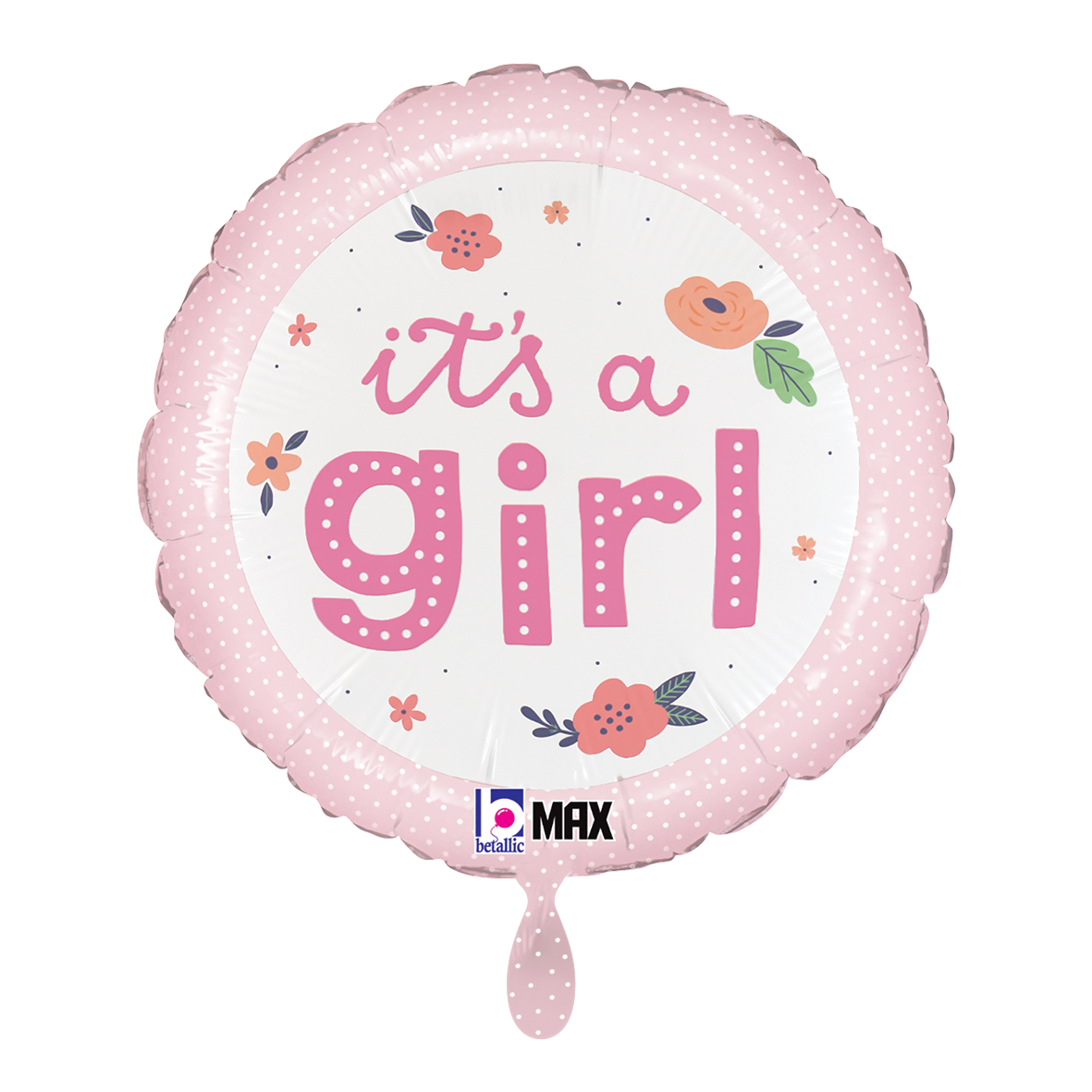 1 Balloon - It's A Girl Onesie