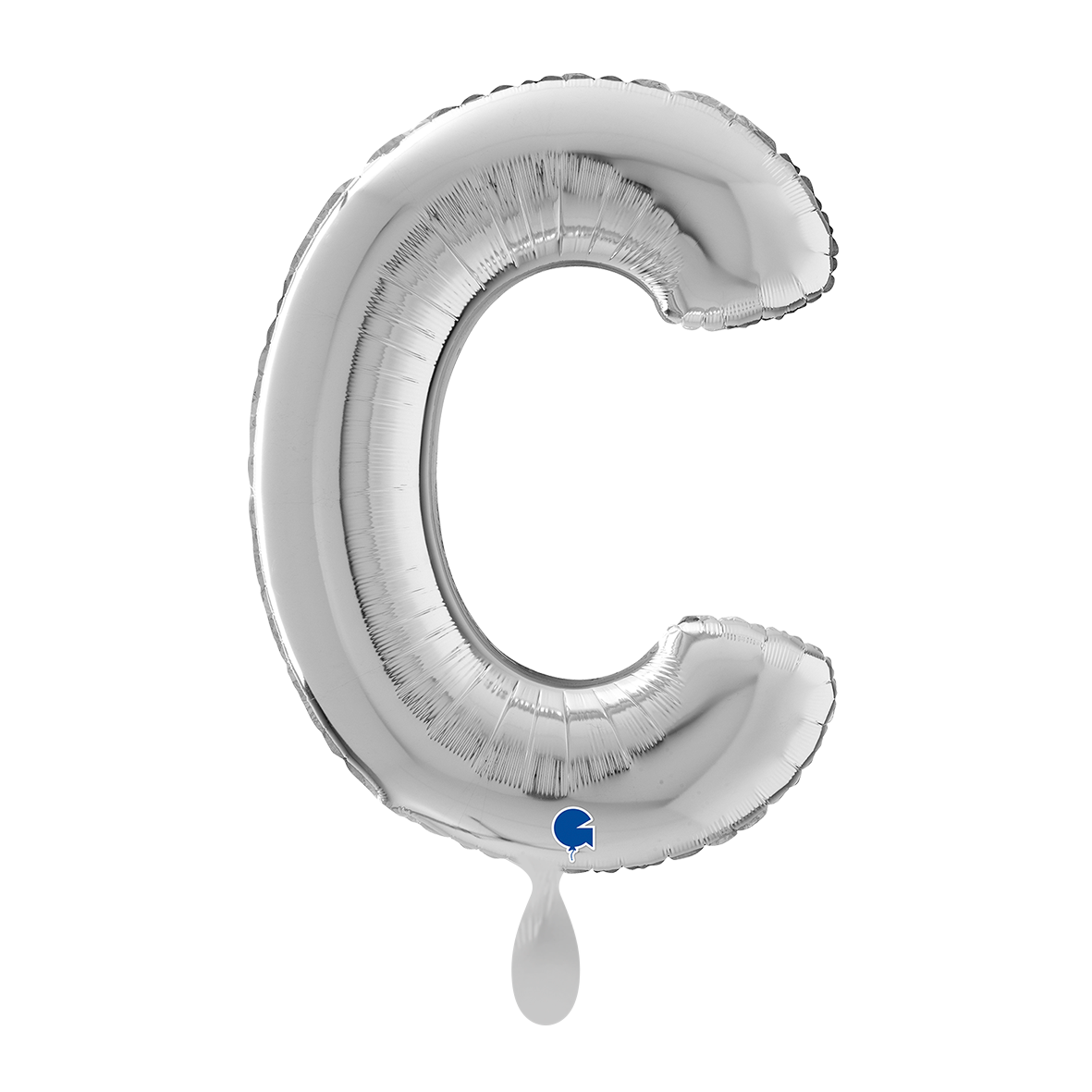 1 Balloon XL - Letter C - Silver