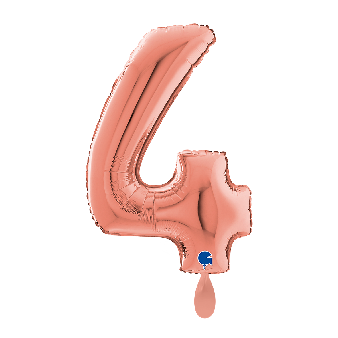 1 Balloon XL - Number 4 - Rose Gold