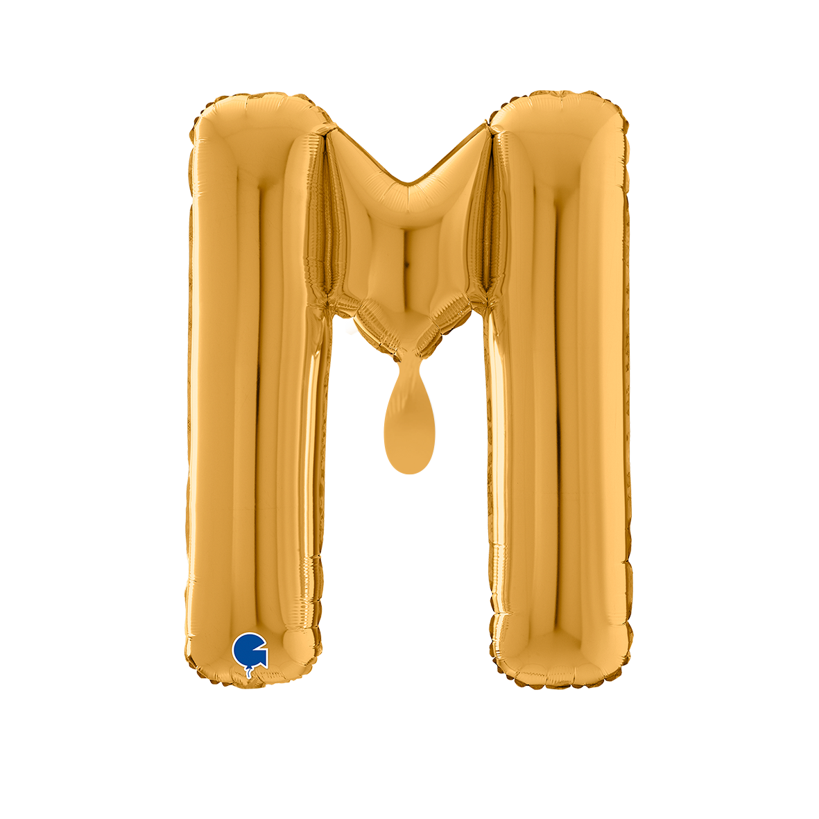 1 Balloon XL - Letter M - Gold