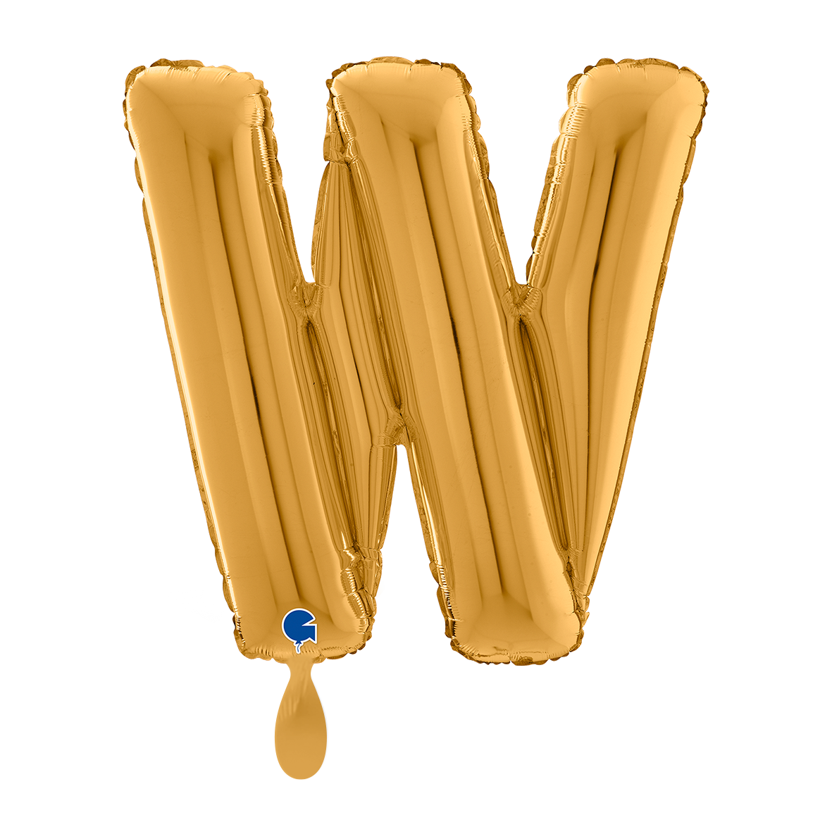 1 Balloon XL - Letter W - Gold