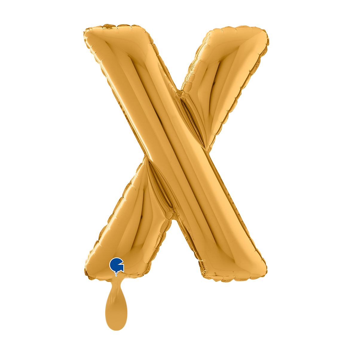 1 Balloon XL - Letter X - Gold
