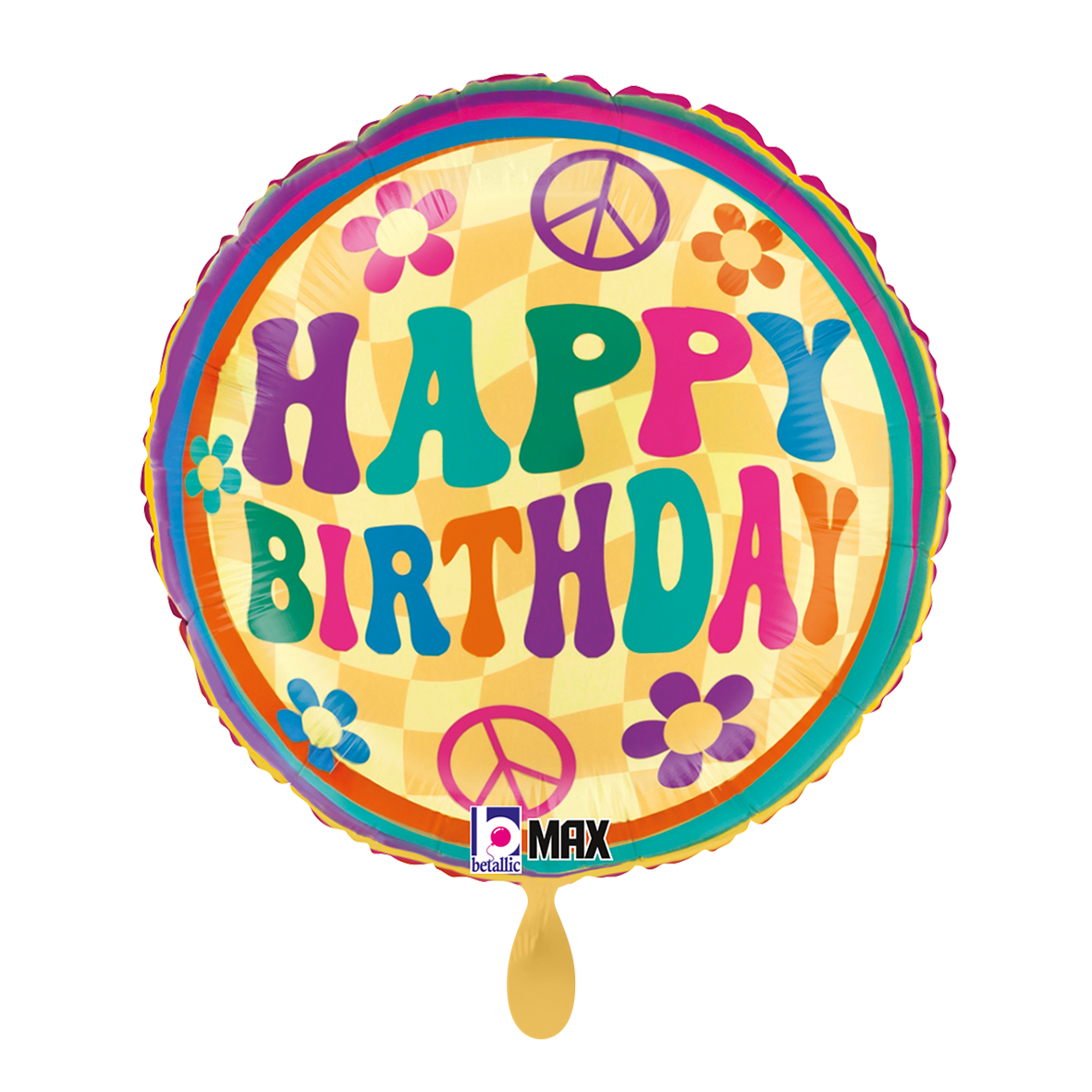 1 Balloon - Groovy Birthday Daisies