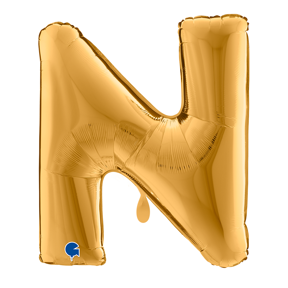 1 Balloon XXL - Letter N - Gold