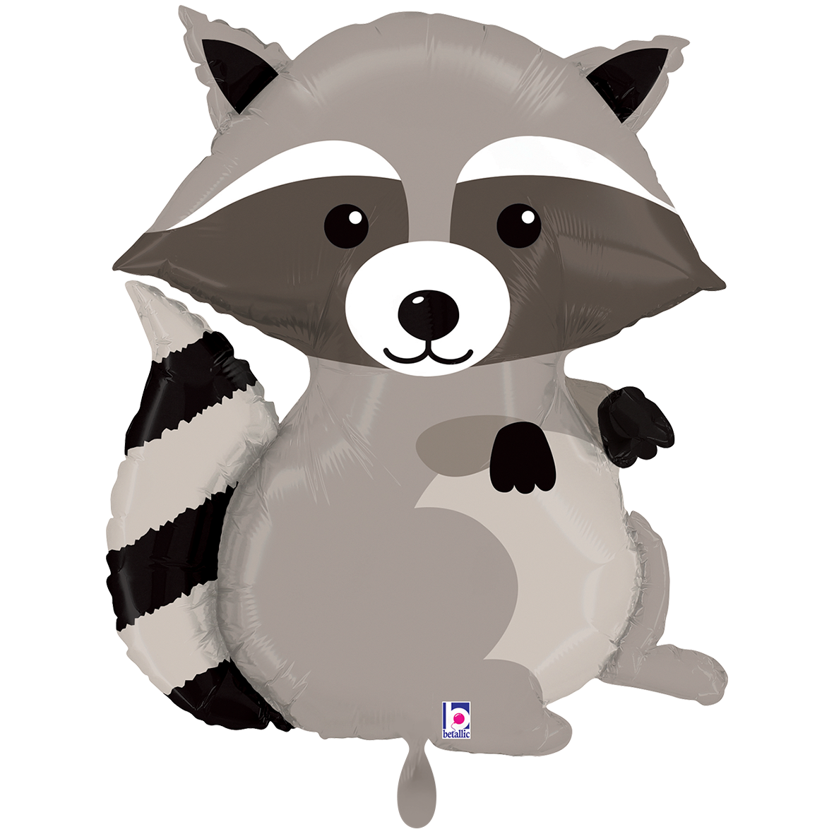 1 Balloon XXL - Woodland Raccoon