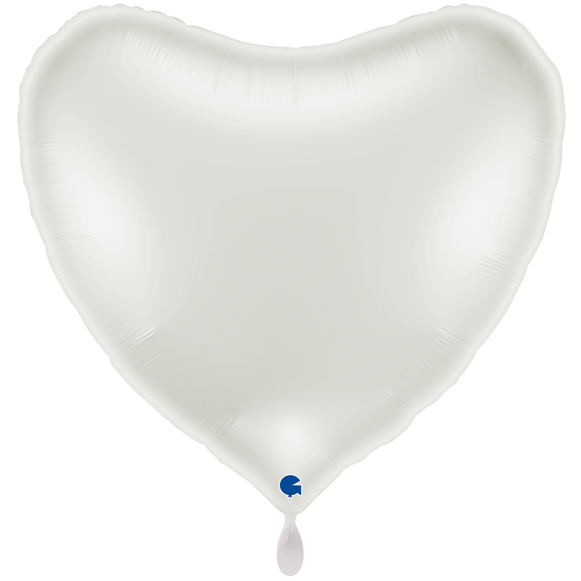 1 Balloon XXL - Heart - White