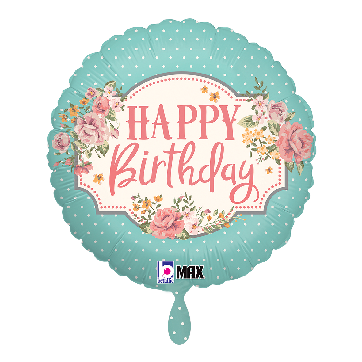 1 Balloon - Vintage Birthday