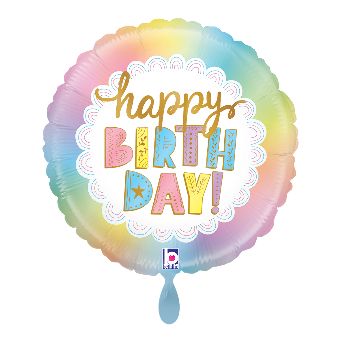 1 Balloon - Opal Birthday