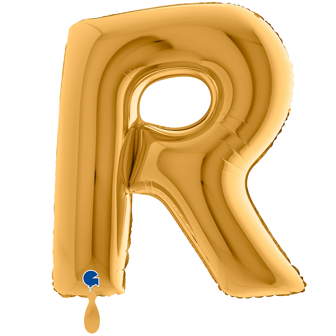1 Balloon XXL - Letter R - Gold