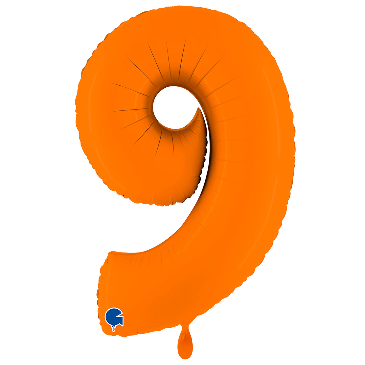 1 Balloon XXL - Number 9 - Matte Orange