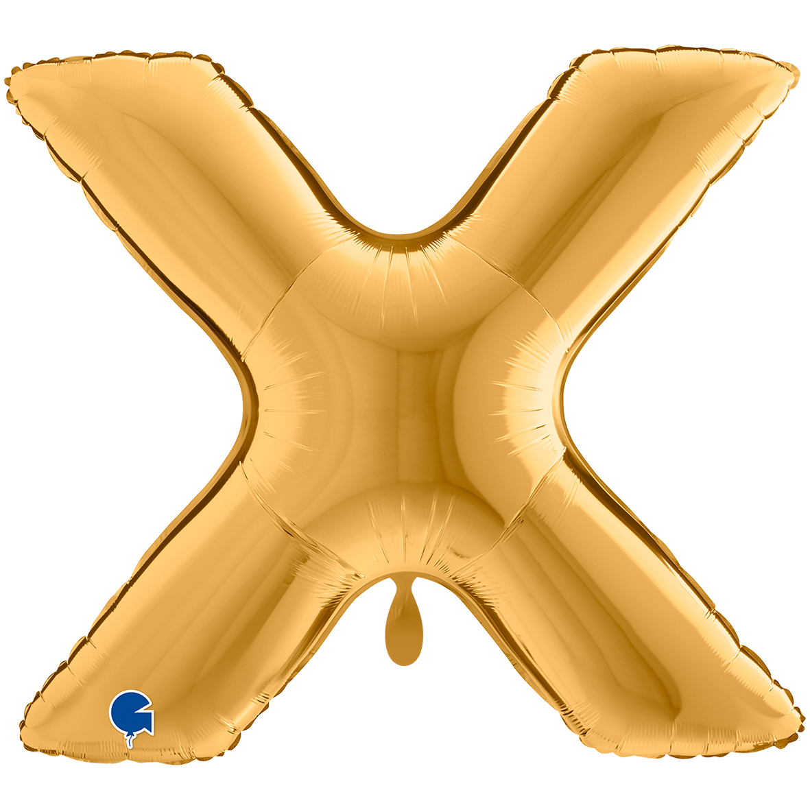 1 Balloon XXL - Letter X - Gold