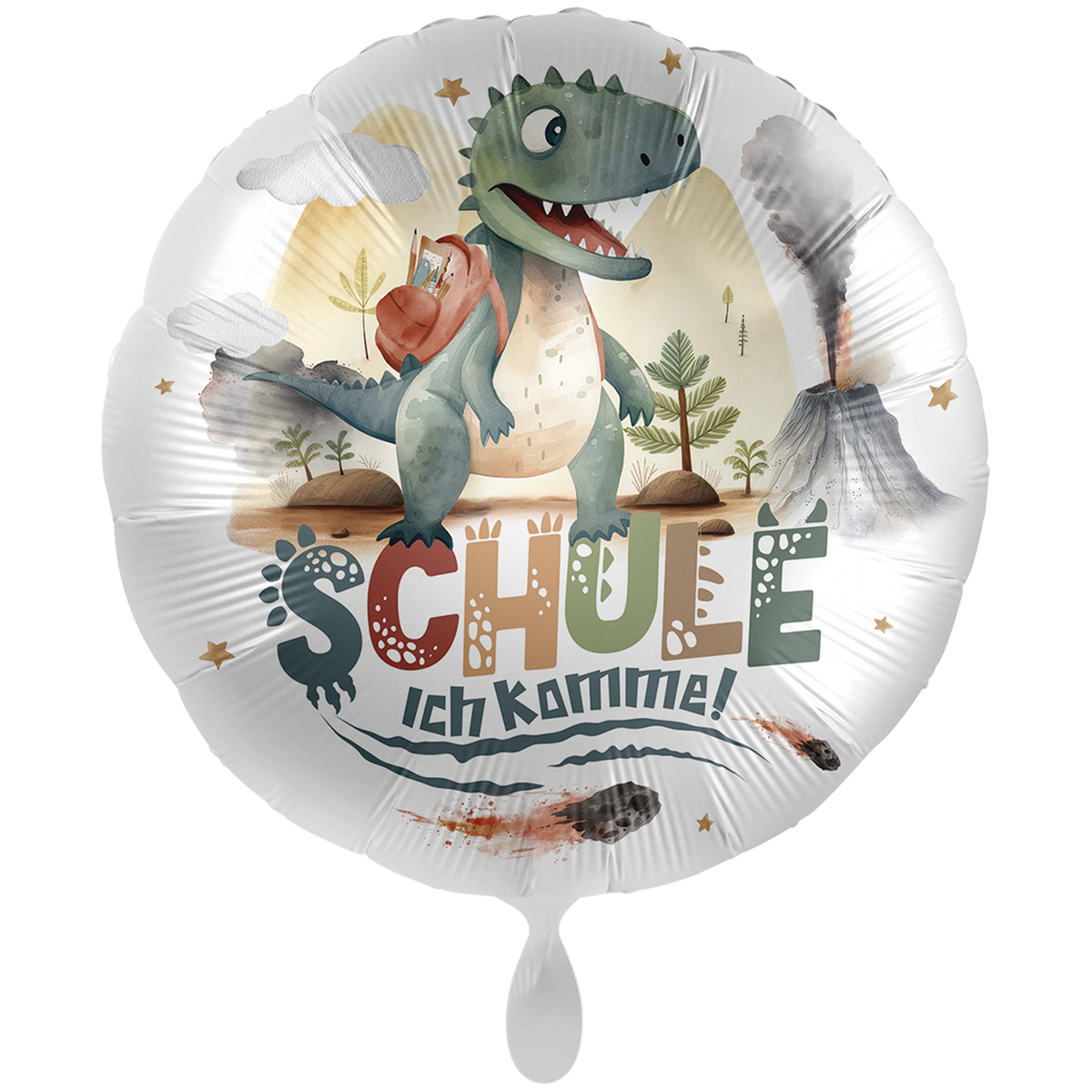 1 Balloon XXL - School - Schule Dino