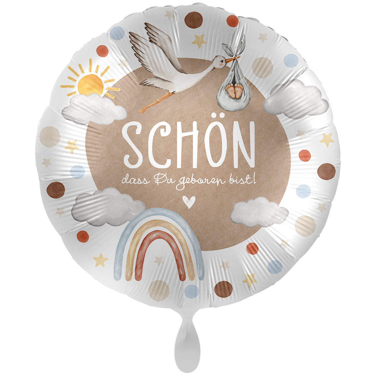 1 Balloon XXL - Baby Neutral - Baby Storch