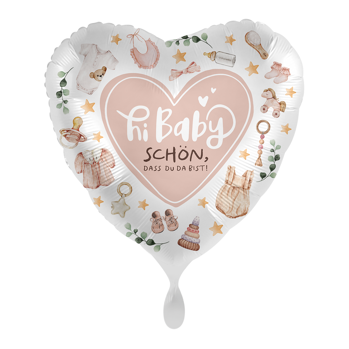 1 Balloon - Baby Girl - Hi Baby - GER